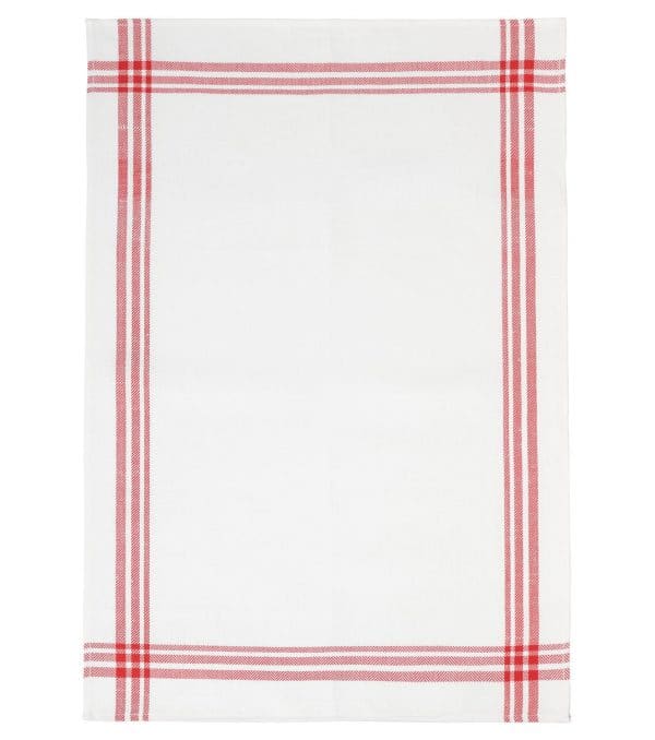 Handduk, röd, 500 mm x 700 mm, 6-pack