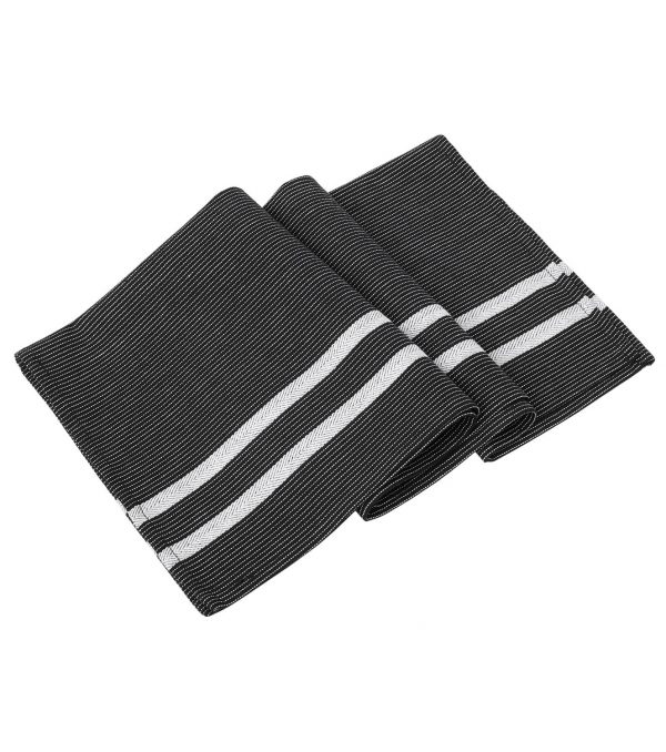 Bomullshandduk, svart, 500 mm x 700 mm, 6-pack - Bild 2
