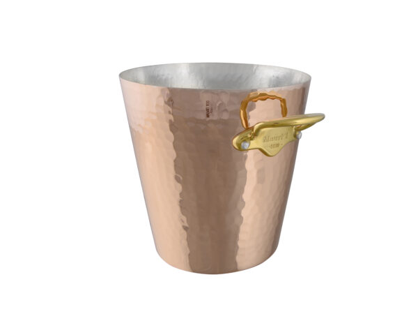 Mauviel Champagnekylare rund, hamrad koppar, Ø 200 mm