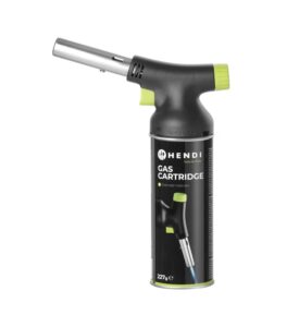 Butanbrännare / Creme brulee brännare / Gasbrännare - set med brännare och gas, 175 x 68 x (h) 260mm