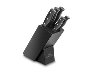 Lion Sabatier International "Mon Bloc" Knivblock och knivar, 6 delar, Svart