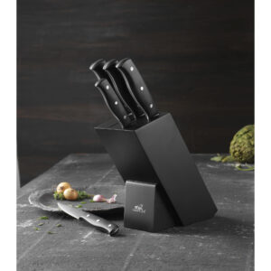 Lion Sabatier International "Mon Bloc" Knivblock och knivar, 6 delar, Svart - Bild 8