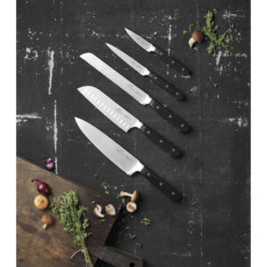 Pluton Knivset 5 delar Stål/Svart - Bild 2