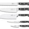 Pluton Knivset 5 delar Stål/Svart