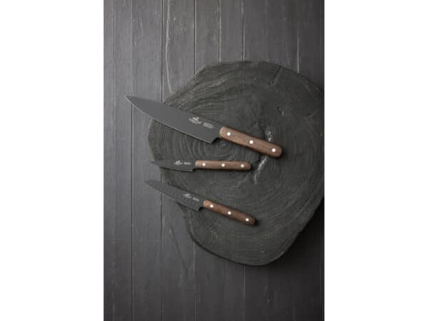 Knivset "Phenix", svart/trä, 3 delar - Bild 8