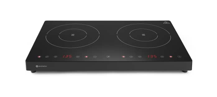 Dubbel induktionshäll "Kitchen Line", 220-240V / 3500W, 608 x 370 x (h) 61mm