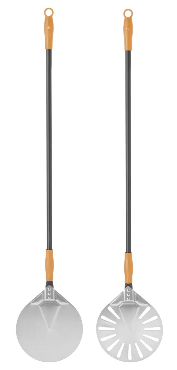 Perforerad pizzaspade, rund, 230 x 1200mm