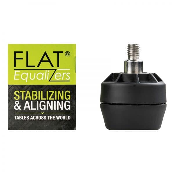 FLAT® Equalizers – Justerbara fötter för bordsstativ