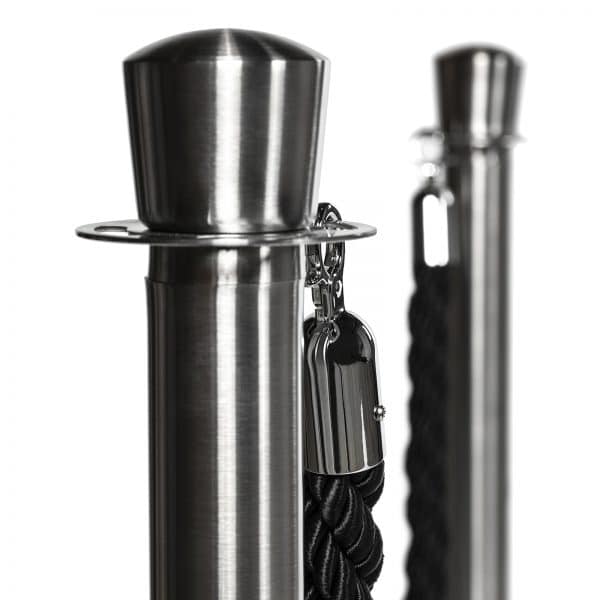 Köstolpar med band, rostfritt stål, (h) 970mm, 2-pack - Bild 2