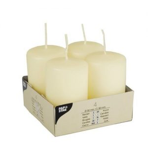 Blockljus Ø 50 mm, 80 mm, 24-pack