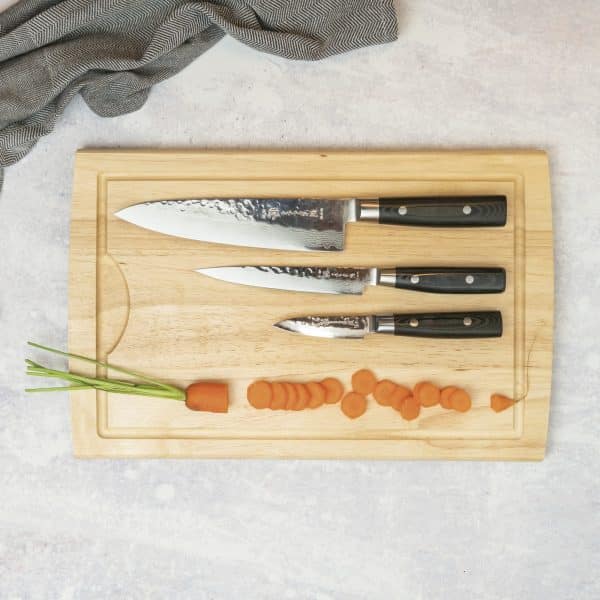 Knivset 3-delar "Zen", kockkniv 200 mm, allkniv 150 mm, skalkniv 100mm - Bild 2