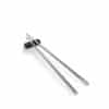 Ätpinnar 23 cm 2 set stål - Bild 2