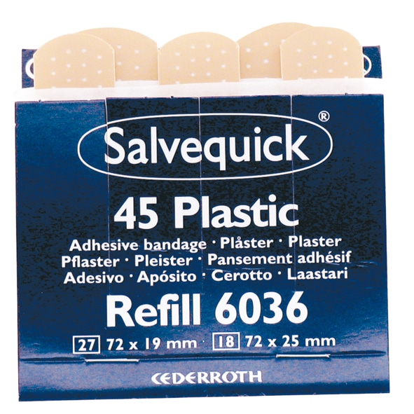 Plastplåster Refill 45st, 6-pack (270st)