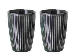 Plissé Termosmugg, Ø 80 x 120 mm, 250 ml, Midnight Blue, 2-pack