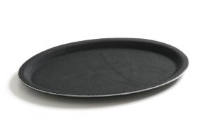 Serveringsbricka non-slip, oval, 160 x 230mm