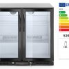 Dryckeskyl med dubbla skjutdörrar, 200 L, Arktic, 220-240V/160W, 900 x 500 x (h) 900mm - Bild 5
