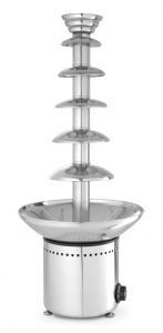 Chokladfontän 6 nivåer, 230V / 300W, Ø370 x (h) 840mm.