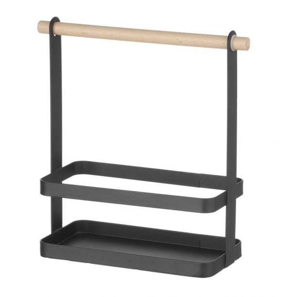 Bord caddy, svart, 230 x 100 x (h) 240mm - Bild 3