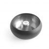 Runt askfat, svart, Ø105 x (h) 58mm - Bild 2