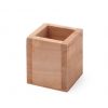 Bestickhållare, trä, 80 x 80 x (h) 95mm.