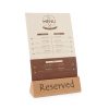 Reservationsskylt "reserved", trä, 152 x 44 x (h) 44mm - Bild 3
