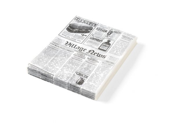 Smörpapper "Tidningstryck", 500-pack - Bild 2