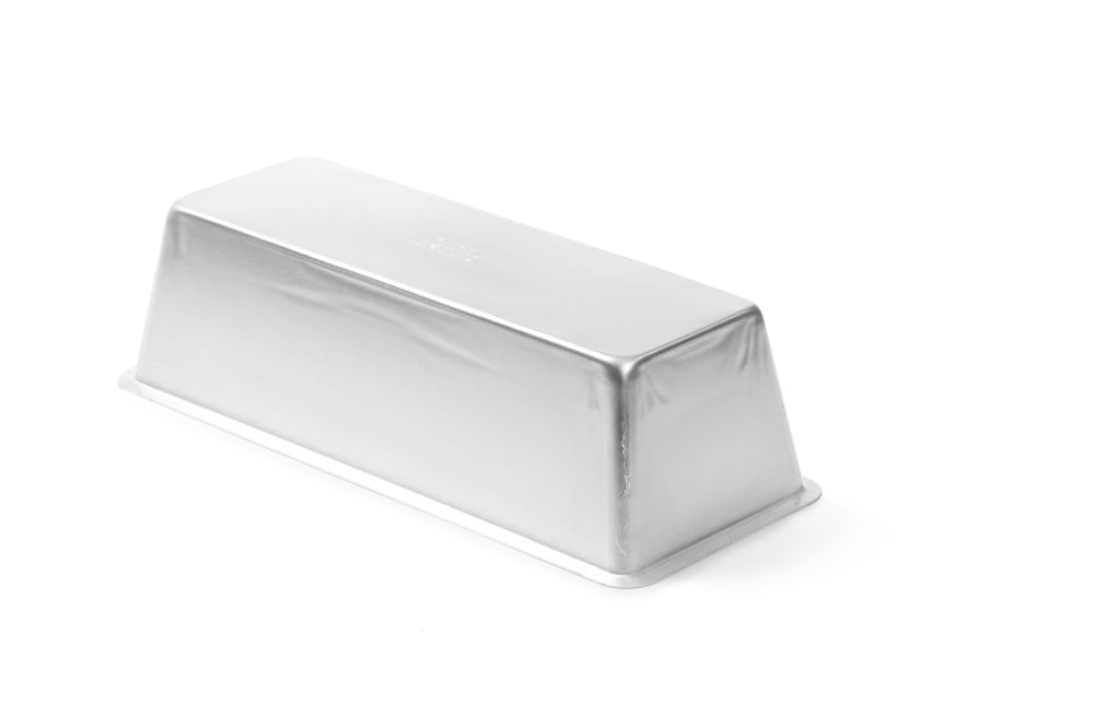 Bakform rektangulär, aluminium - 260 x 100 x (h) 75mm