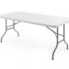 Hopfällbart buffébord, vit, 1830 x 750 x (h) 740mm.