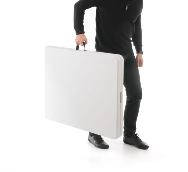 Hopfällbart buffébord, vit, 1830 x 750 x (h) 740mm - Bild 2