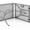 Hopfällbart buffébord, vit, 1830 x 750 x (h) 740mm - Bild 3