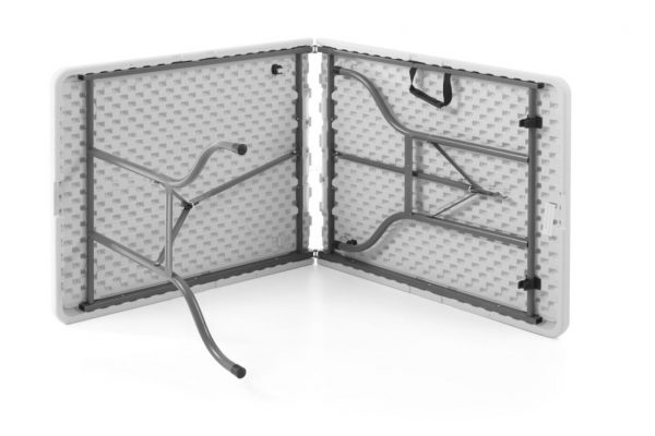 Hopfällbart buffébord, vit, 1830 x 750 x (h) 740mm - Bild 3