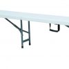 Hopfällbart bord, vitt, 1830 x 300 x (h) 430mm.