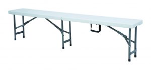 Hopfällbart bord, vitt, 1830 x 300 x (h) 430mm.