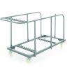 Vagn för hopfällbara bord, 1800 x 850 x (h) 990mm.