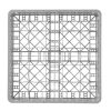 Diskkorg för glas, 500 x 500 x (h) 104mm - Bild 3