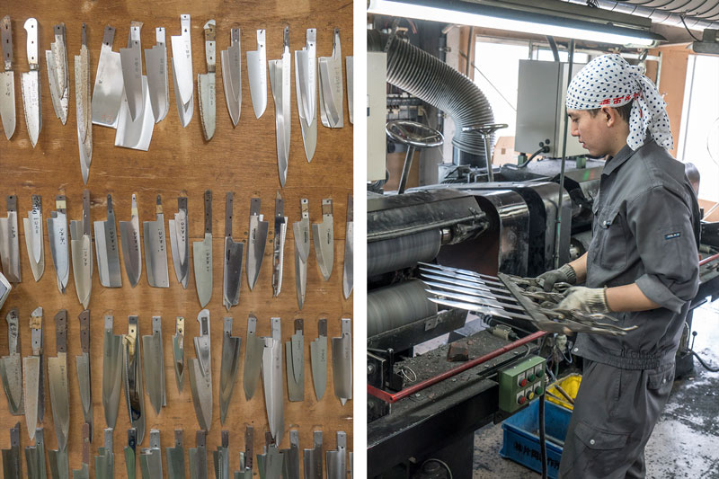 Tamahagane-stål tillverkning bilder från fabriken i Japan.