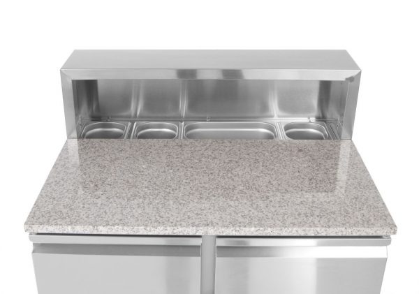 Kylbänk "Pizza" med två dörrar, 300l, 230V / 310W, 900 x 700 x (h) 1100mm - Bild 4