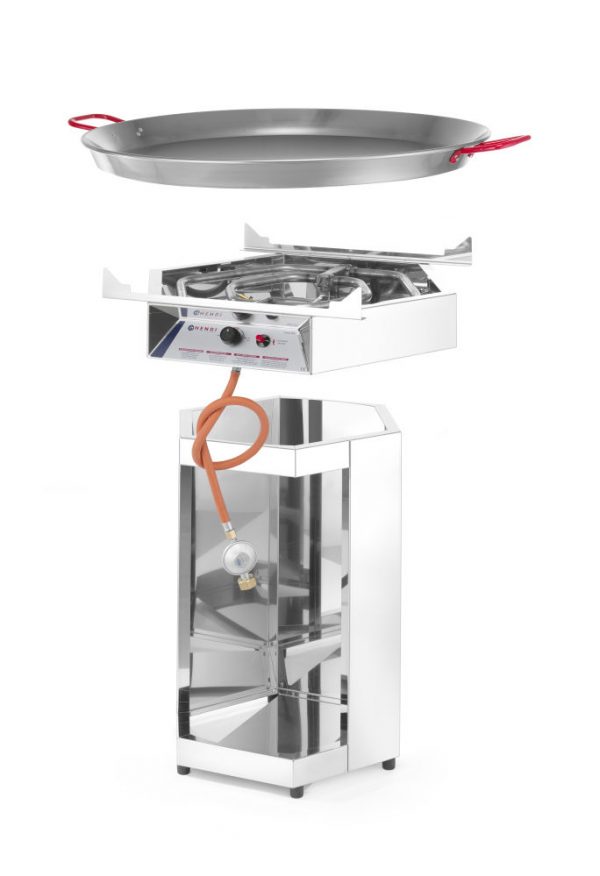 Gasgrill "Paella 800", 7kW, 800 x 800 x (h) 900mm - Bild 3