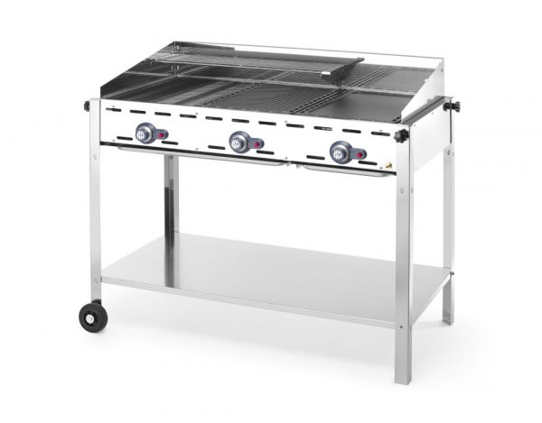 Gasgrill "Green Fire" i serien "Profi Line" med 3 brännare, 17.4 kW, 1078 x 612 x (h) 825mm - Bild 2