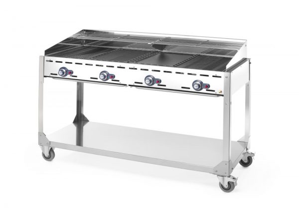 Gasgrill "Green Fire" i serien "Profi Line" med 4 brännare, 22kW, 1400 x 612 x (h) 825mm - Bild 3