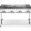 Gasgrill "Green Fire" i serien "Profi Line" med 4 brännare, 22kW, 1400 x 612 x (h) 825mm.