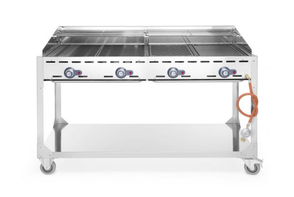 Gasgrill "Green Fire" i serien "Profi Line" med 4 brännare, 22kW, 1400 x 612 x (h) 825mm - Bild 2