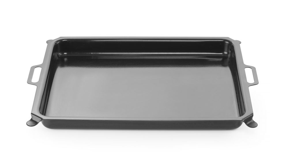 Emaljerad stekpanna/stekbord, 700 x 520 x (h) 55mm