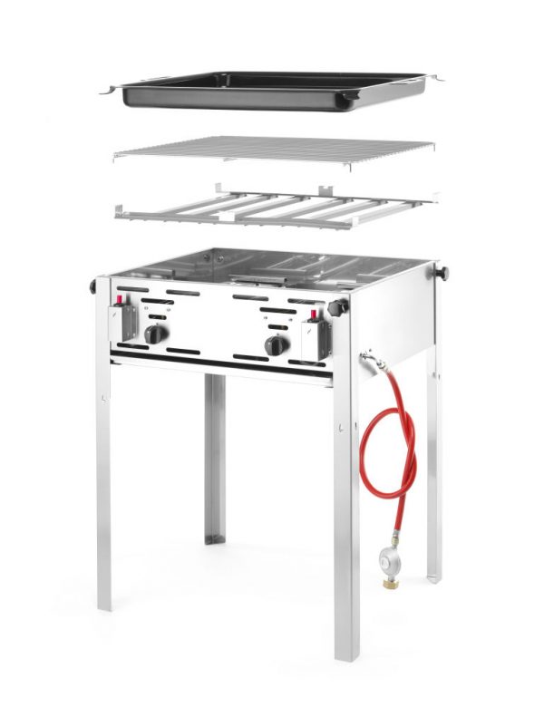 Gasgrill "Grillmaster Maxi", 11.6 kW, 650 x 540 x (h) 840mm - Bild 4