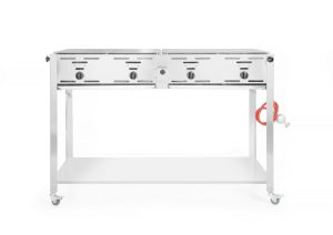 Gasgrill "Grillmaster Quattro", 22kW, 1330 x 600 x (h) 920mm.