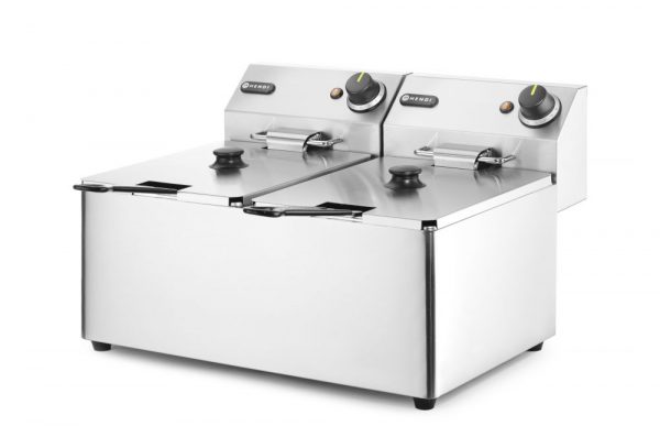 Fritös 2 x 8l ”Kitchen Line”, 230V / 7000W, 550 x 430 x (h) 345mm - Bild 3