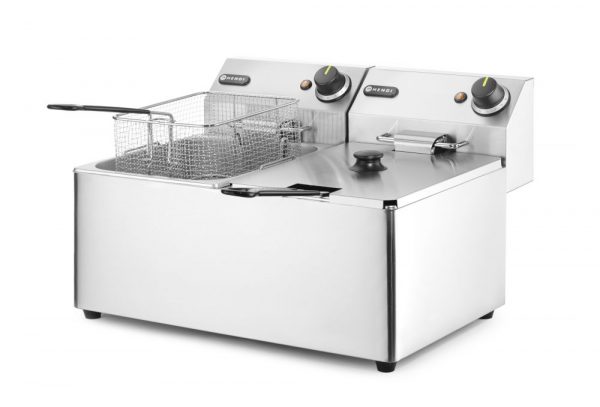Fritös 2 x 8l ”Kitchen Line”, 230V / 7000W, 550 x 430 x (h) 345mm - Bild 2