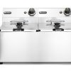 Fritös 2 x 8l ”Kitchen Line”, 230V / 7000W, 550 x 430 x (h) 345mm.
