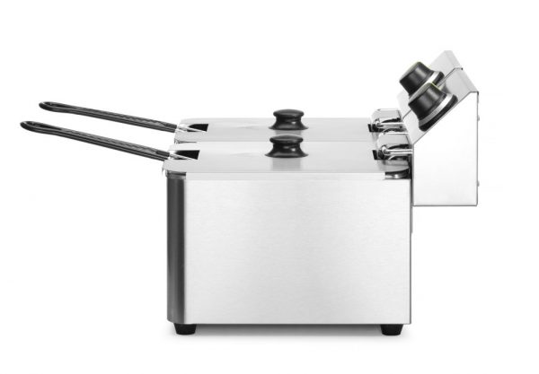 Fritös 2 x 8l ”Kitchen Line”, 230V / 7000W, 550 x 430 x (h) 345mm - Bild 4