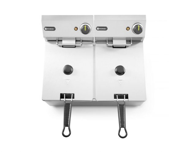 Fritös 2 x 8l ”Kitchen Line”, 230V / 7000W, 550 x 430 x (h) 345mm - Bild 5